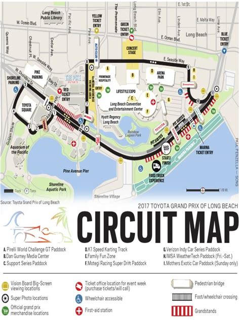 Long Beach Grand Prix 2024 Map - Kacey Mariann