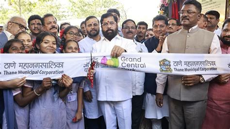 In PHOTOS: CM Eknath Shinde inaugurates Grand Central park in Thane