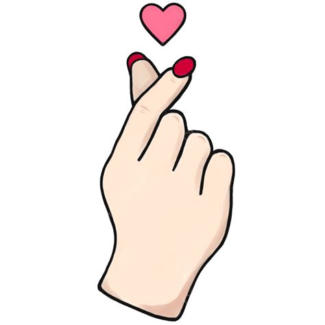 Fingertips Clipart Heart