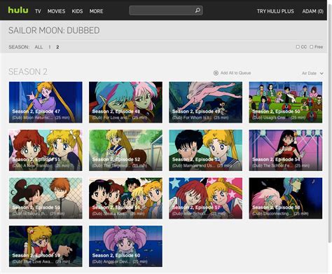 Sailor Moon R dub on Hulu | Sailor Moon News