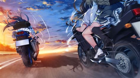 Anime Biker Girl Wallpapers - Wallpaper Cave