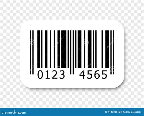 Barcode Vector Icon Numbers Vector Bar Code Label Stock Vector ...