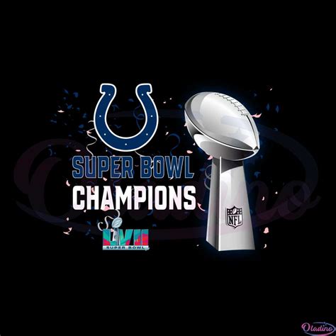 Indianapolis Colts Super Bowl Lvii 2023 Champions Png