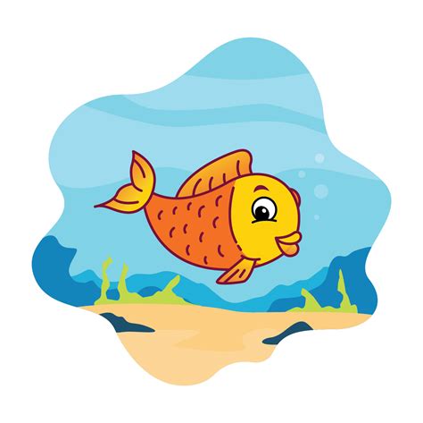 Cartoon Fish Vector Illustration 224150 Vector Art at Vecteezy