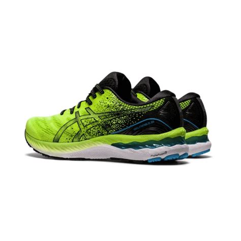 Asics Gel Nimbus 23 Running Shoes Lime Green Black SS21