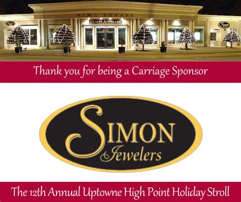 Holiday Stroll Open House at Simon Jewelers* – UPTOWNE High Point