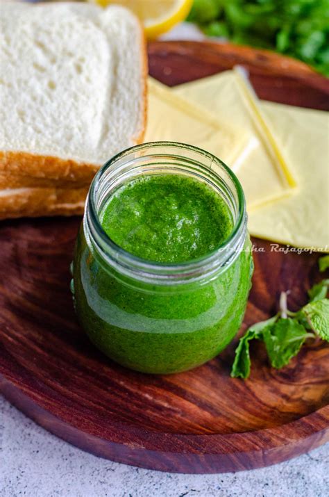 Green Chutney for Sandwich- Bombay Sandwich Chutney