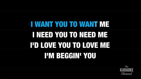 I Want You To Want Me Lyrics