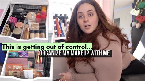 Finally Organizing My Entire Makeup Collection (It's A Lot 😂) ft. IKEA Alex Drawers ...