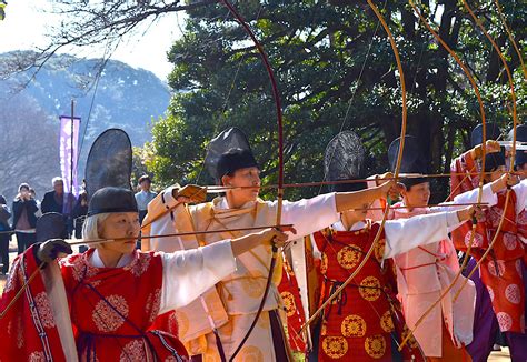 Japanese Archery Ritual in Tokyo