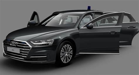 2020 Audi A8 L Security Is An S8-Powered Armored Limo That Costs Almost ...