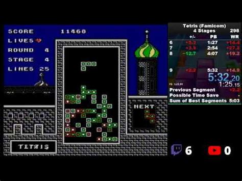 FC Tetris Speedrun - YouTube