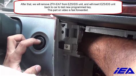 Mercedes-Benz Key Programming Procedure onto EA Key - Removing EZS Box - YouTube