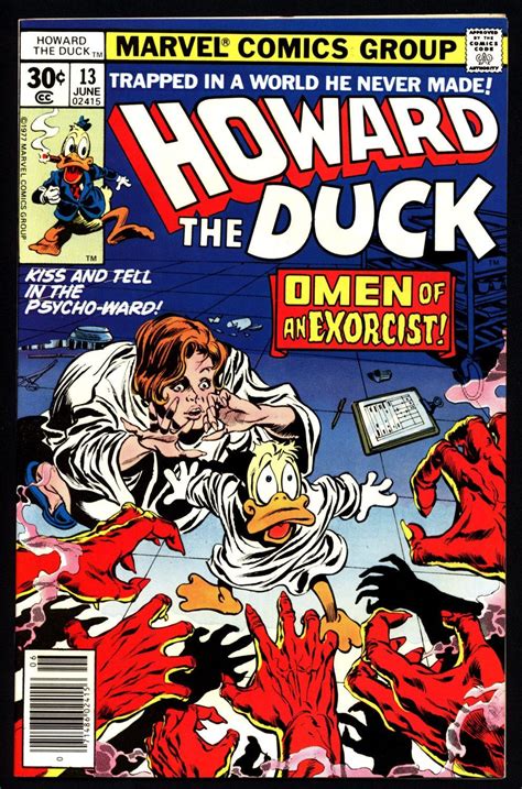 Marvel Comics 1977 HOWARD the DUCK #13 KISS Band Steve Gerber Gene Colan Existential ...