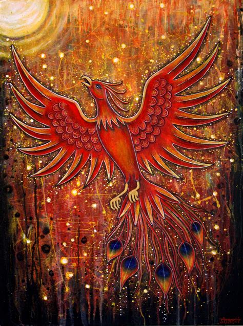 Rising Phoenix Artwork by Shanti I.Kassebom