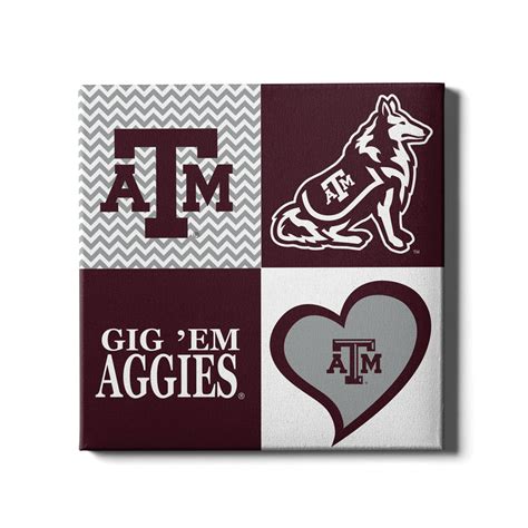 TEXAS A&M AGGIES - MASCOT - College Wall Art