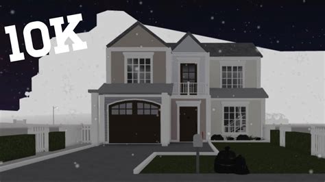 Bloxburg 2 story family house! Exterior|10k|*ADVANCED PLACEMENT*|ROBLOX|ItzDiamond - YouTube