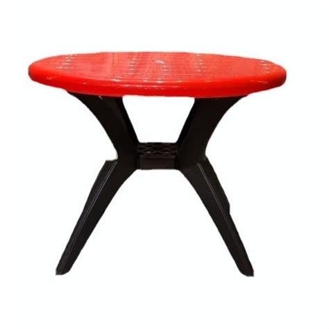 Plastic iRest Red Round Coffee Table at Rs 1600 in Hyderabad | ID ...