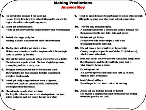 Making Predictions Task Cards | Teaching Resources