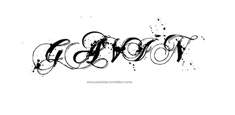 Gavin Name Tattoo Designs | Name tattoo designs, Name tattoos, Name tattoo