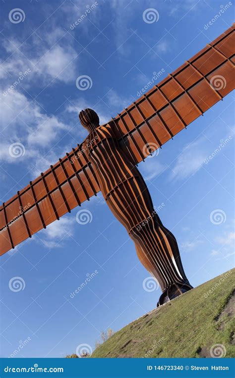 Gateshead, Near Newcastle, UK, November 2012, the Angel of the North ...