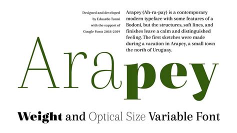 FREE FONT Arapey Typeface | Typeface, Modern typeface, Fonts