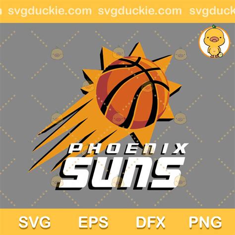 Phoenix Suns Fireball SVG, Phoenix Suns Basketball SVG