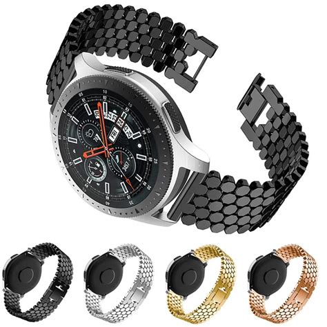 Stainless Steel Replacement Smart Watch Band For Samsung Galaxy Watch ...