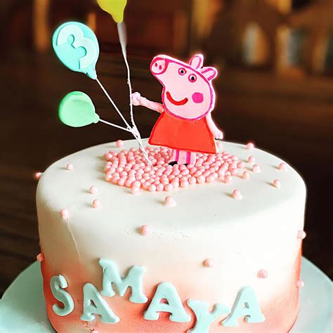 Online George Peppa Pig Chocolate Cake 6 inches Gift Delivery in ...