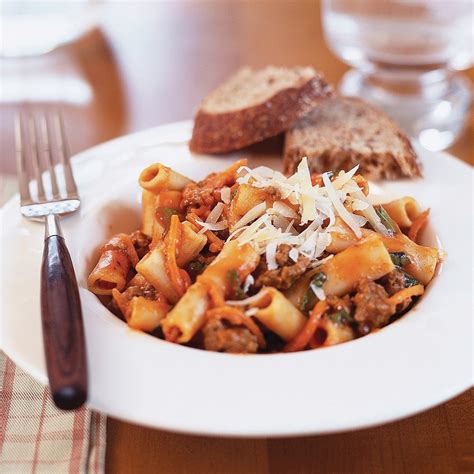 Ziti with Meat Sauce Recipe - EatingWell