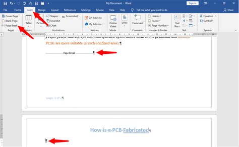 How to Insert Page Breaks in Word - OfficeBeginner