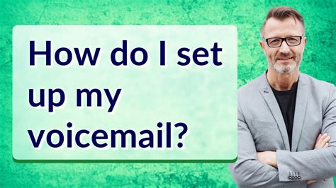 How do I set up my voicemail? - YouTube