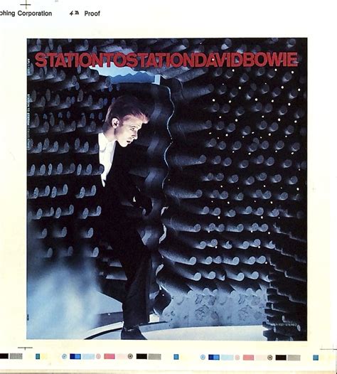 David Bowie – Unreleased “Station To Station” Color Album Cover Slick