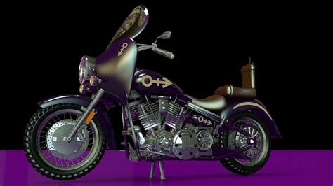 Prince Purple Rain Bike 3D model | CGTrader