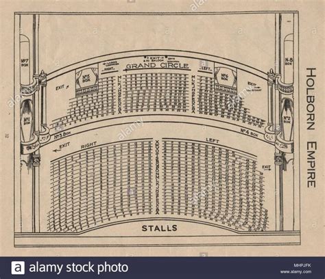 The Elegant as well as Beautiful empire theatre seating plan