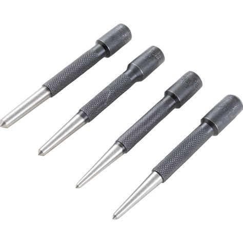 Eclipse Blue 351W, Carbon Steel, Punch Set, Point 3.2mm/4.8mm/4mm/6 ...