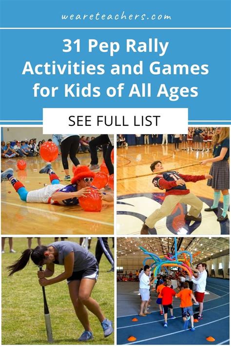 51 Pep Rally Games and Activities for All Ages and Abilities | Pep ...