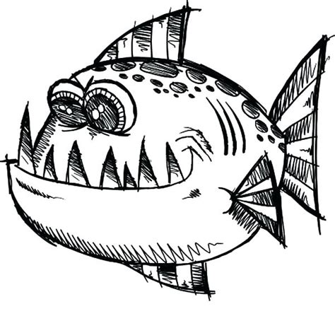 Angler Fish Coloring Page at GetDrawings | Free download