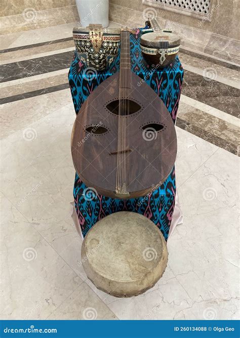 Tajik National Musical Instruments Stock Photo - Image of asian, string ...