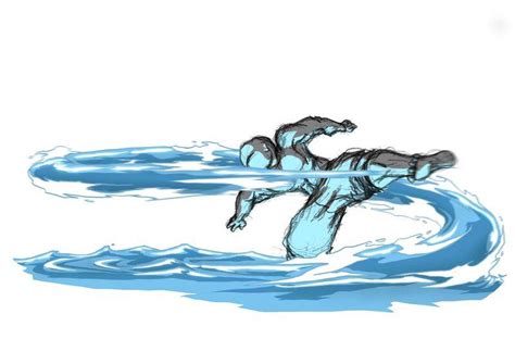 Avatar Waterbending Poses, Ollie Mori | Super powers art, Fantasy character design, Character art