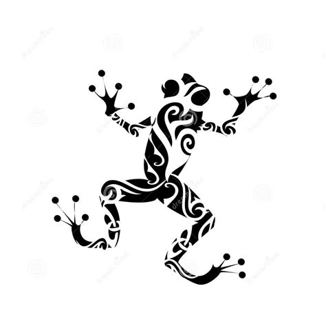 Tribal Frog Tattoo Stencil | Frog tattoos, Tree frog tattoos, Tattoo stencils