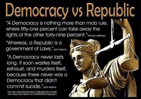 Indirect Democracy Vs Republic