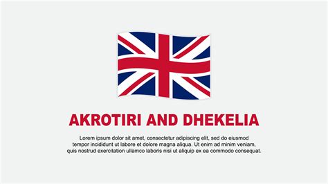 Akrotiri And Dhekelia Flag Abstract Background Design Template. Akrotiri And Dhekelia ...