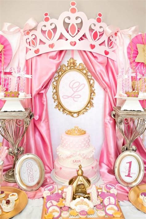 Royal Princess First Birthday Party | First bday | 1st birthday princess, Princess first ...