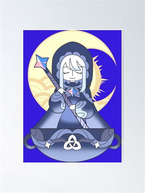 " Blessing of the Welkin Moon" Poster for Sale by manumindfreak | Redbubble