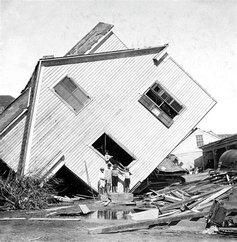 Galveston Hurricane Damage Photograph by Library Of Congress - Pixels