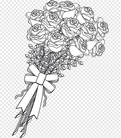 How To Draw A Bouquet Of Roses - allesandra92