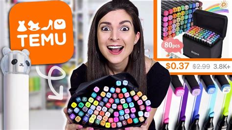 The ULTIMATE Temu Art Supplies Testing *So Cheap!* - YouTube