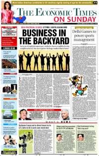 Newspaper The Economic Times India Newspapers in India Sunday s