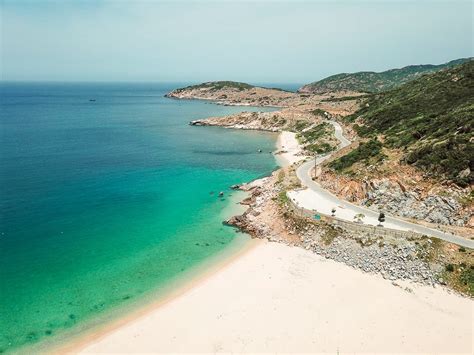 Vinh Hy Binh Tien Scenic Coast Road In Cam Rahn, Vietnam